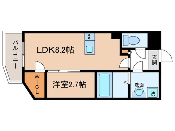 アソシエ中村の物件間取画像